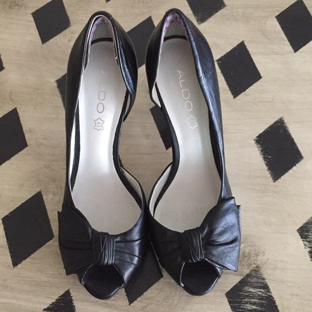 Aldo Women’s high heels US9 all leather shoes EU39